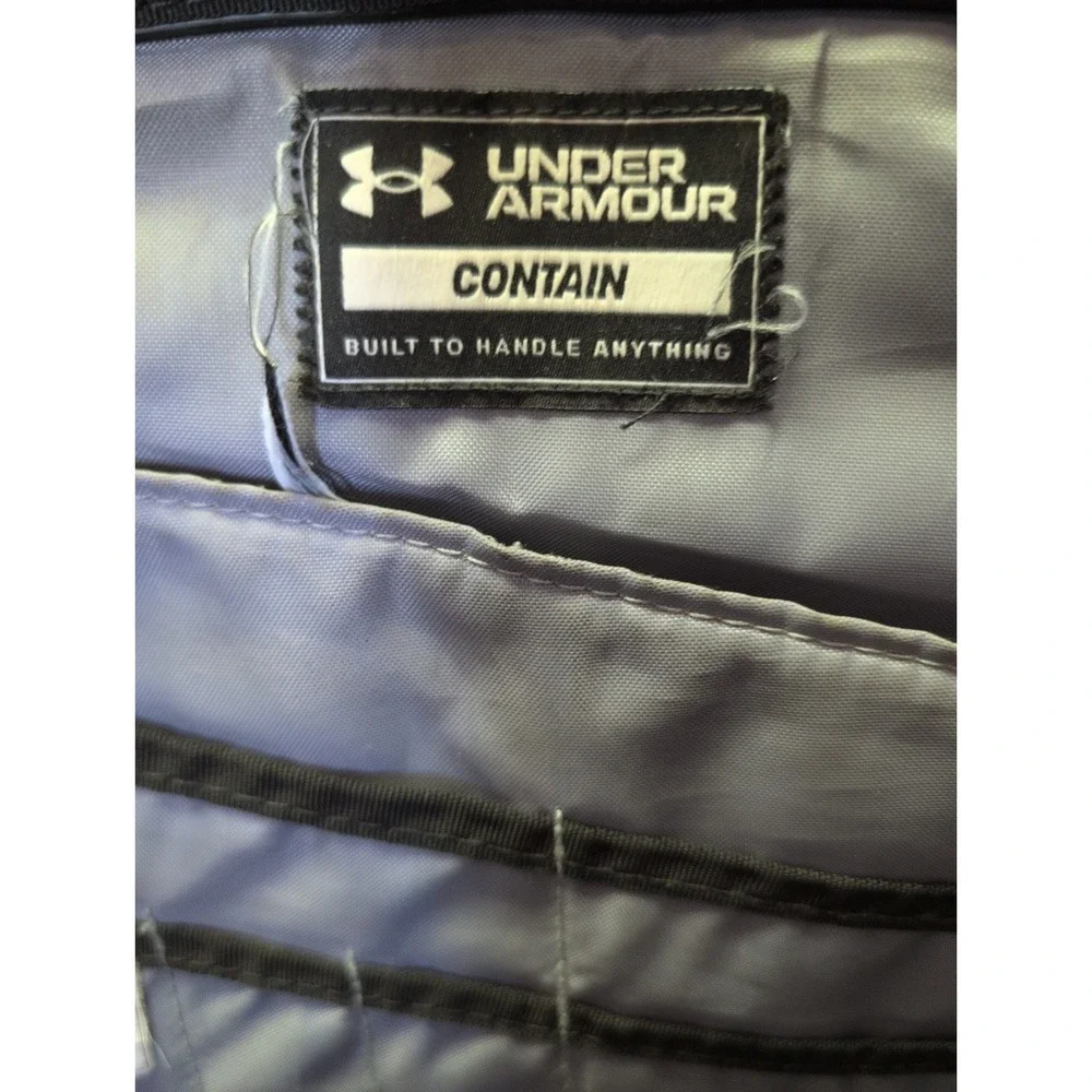 Under Armour Storm Black Backpack Water-Resistant for Laptop, Gym, Travel